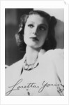 Loretta Young (1913-2000), American actress by Anonymous