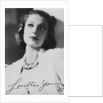 Loretta Young (1913-2000), American actress by Anonymous