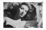 Greer Garson (1904-1996), English actress by Anonymous