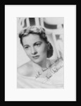 Joan Fontaine (b1917), British actress by Anonymous