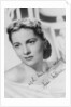 Joan Fontaine (b1917), British actress by Anonymous