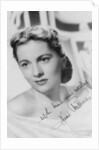 Joan Fontaine (b1917), British actress by Anonymous
