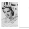 Joan Fontaine (b1917), British actress by Anonymous