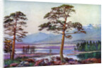 'On Loch Tulla, Black Mount, Argyllshire', Scotland by FC Varley