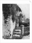A cottage with an ancient 'upping stock', Cockington, Devon by HJ Smith