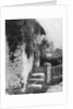 A cottage with an ancient 'upping stock', Cockington, Devon by HJ Smith