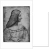 Portrait of Isabella d'Este by Leonardo Da Vinci
