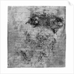 Study for 'The Battle of Anghiari' by Leonardo Da Vinci