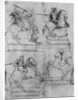 Studies for the Sforza Monument by Leonardo Da Vinci