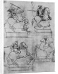 Studies for the Sforza Monument by Leonardo Da Vinci