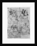 Studies for the Sforza Monument by Leonardo Da Vinci