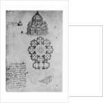 Designs for a central church by Leonardo Da Vinci