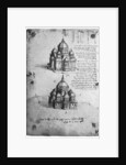 Designs for a central church by Leonardo Da Vinci