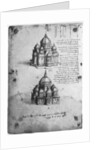 Designs for a central church by Leonardo Da Vinci