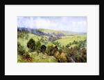 On the Hills near Harrogate, Yorkshire by George F Nicholls