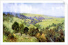 On the Hills near Harrogate, Yorkshire by George F Nicholls