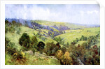 On the Hills near Harrogate, Yorkshire by George F Nicholls