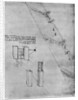 Sketch of a sluice by Leonardo Da Vinci