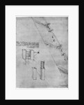 Sketch of a sluice by Leonardo Da Vinci
