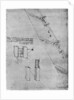 Sketch of a sluice by Leonardo Da Vinci