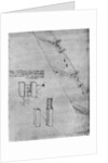 Sketch of a sluice by Leonardo Da Vinci