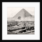 The Sphinx and the Great Pyramid, Egypt by Anonymous