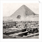 The Sphinx and the Great Pyramid, Egypt by Anonymous