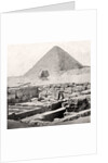 The Sphinx and the Great Pyramid, Egypt by Anonymous