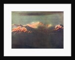 Last Rays of Light on Kinchenjunga by Anonymous