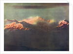 Last Rays of Light on Kinchenjunga by Anonymous