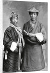 Two Sikkimese men by Anonymous