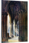 Interior of Lincoln Cathedral by FP Dickinson