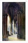 Interior of Lincoln Cathedral by FP Dickinson