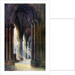 Interior of Lincoln Cathedral by FP Dickinson