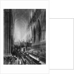 Interior of Westminster Abbey, London by WF Mansell