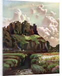 Harlech Castle, Merionethshire, Wales by Louis Burleigh Bruhl