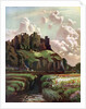 Harlech Castle, Merionethshire, Wales by Louis Burleigh Bruhl