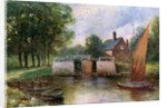 Coltishall Lock, Norfolk by John Harrap and Son