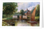 Coltishall Lock, Norfolk by John Harrap and Son