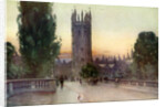 Magdalen bell tower, Oxford, Oxfordshire by George F Nicholls