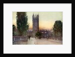 Magdalen bell tower, Oxford, Oxfordshire by George F Nicholls