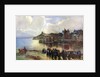 Tenby Castle and harbour, Pembrokeshire, Wales by Louis Burleigh Bruhl