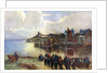 Tenby Castle and harbour, Pembrokeshire, Wales by Louis Burleigh Bruhl