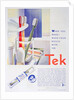 Advert for Tek toothbrushes, by Johnson and Johnson by Anonymous