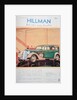 Advert for Hillman motor cars by Anonymous