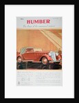 Advert for Humber motor cars by Anonymous