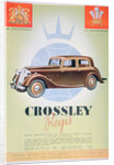 Advert for the Crossley Regis car by Anonymous