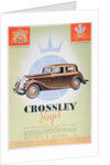 Advert for the Crossley Regis car by Anonymous