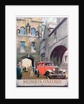 Advert for the Morris Oxford motor car by Anonymous