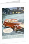 Advert for Hillman motor cars by Anonymous